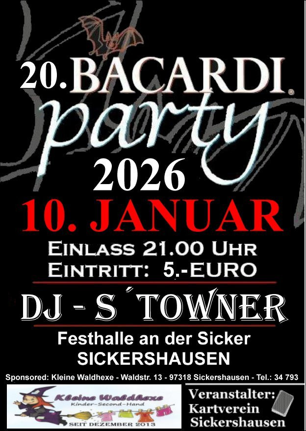 20. Bacardiparty