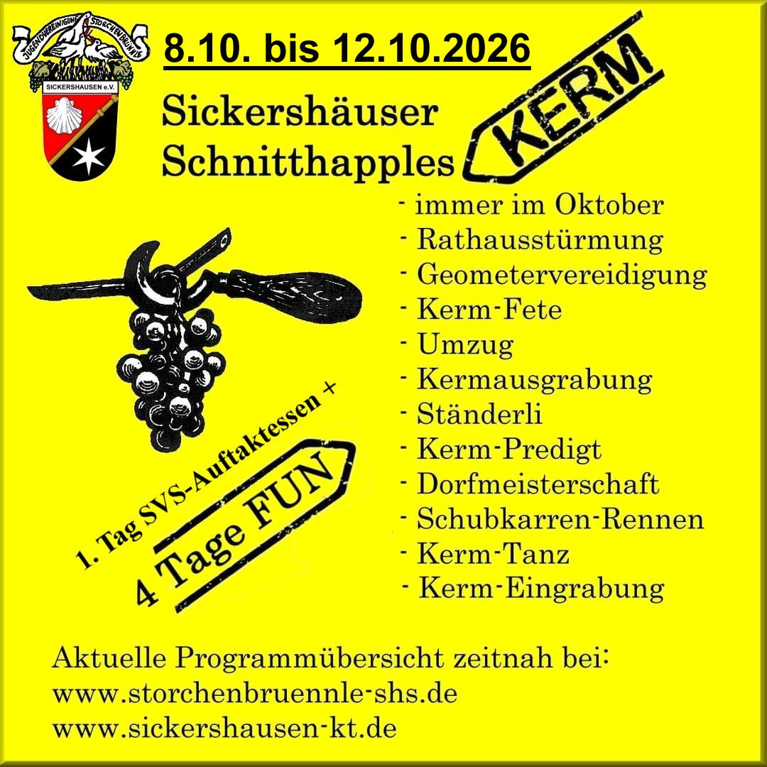Vorschau Schnitthapples-Kerm 2026 Vorschau Schnitthapples-Kerm 2026