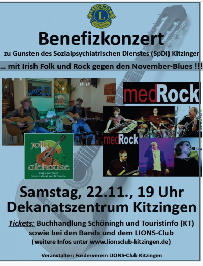 Benefizkonzert
		LIONS-Club Kitzingen