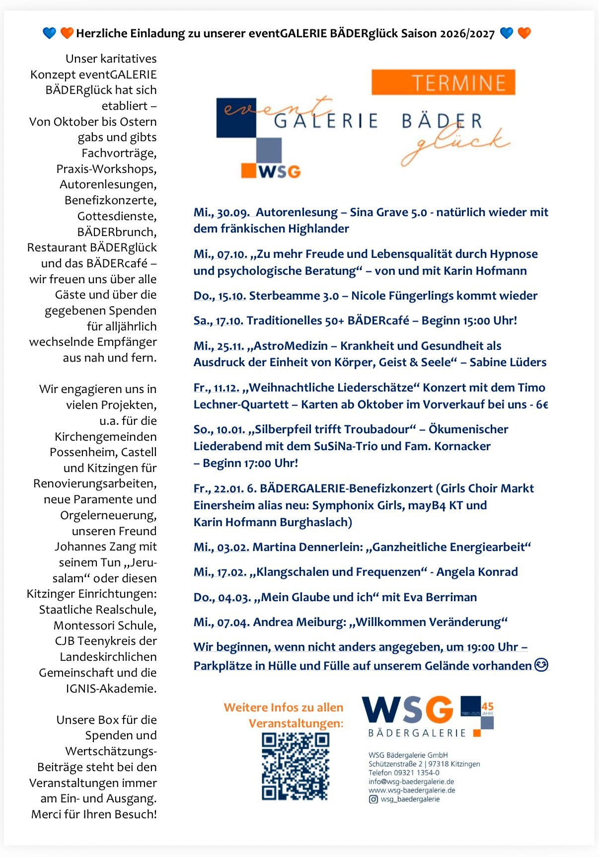 „Zu mehr Freude und Lebensqualität durch Hypnose und psychologische Beratung“ – von und mit Karin Hofmann